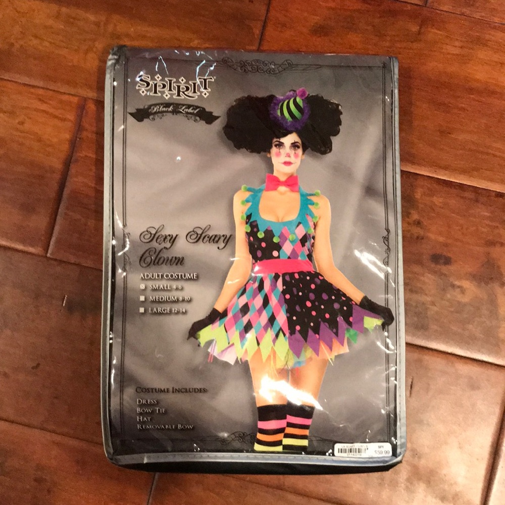 Sexy Scary Clown Halloween Costume